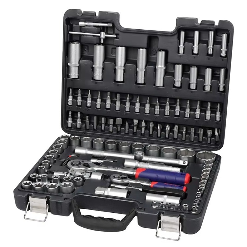Socket Set - 108pcs Set Peralatan Perbaikan Mobil Profesional