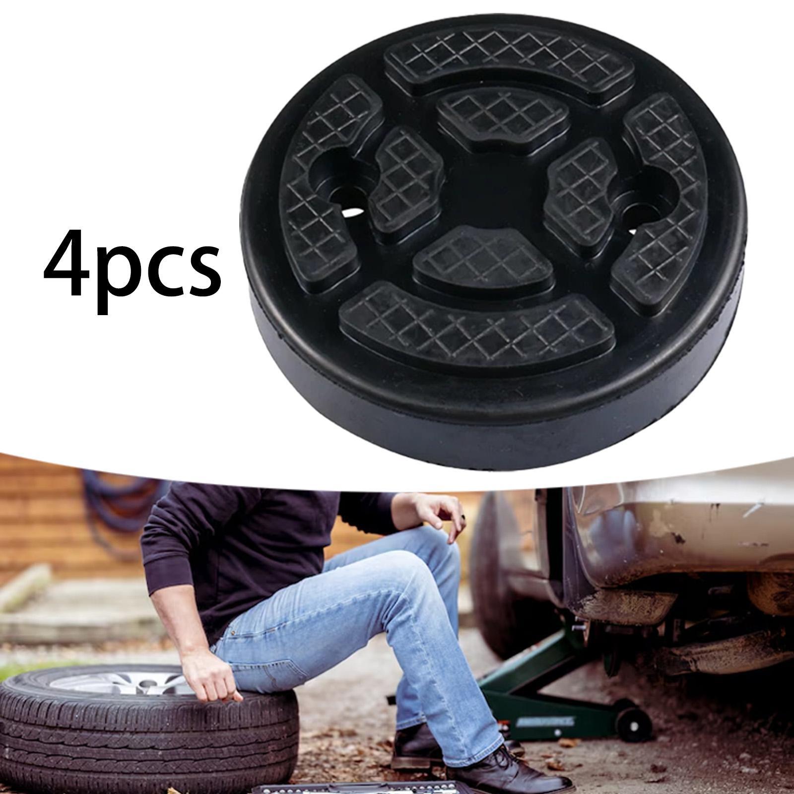 Car Lift - Bantalan Karet Penyangga Jack, Bentuk Bulat,