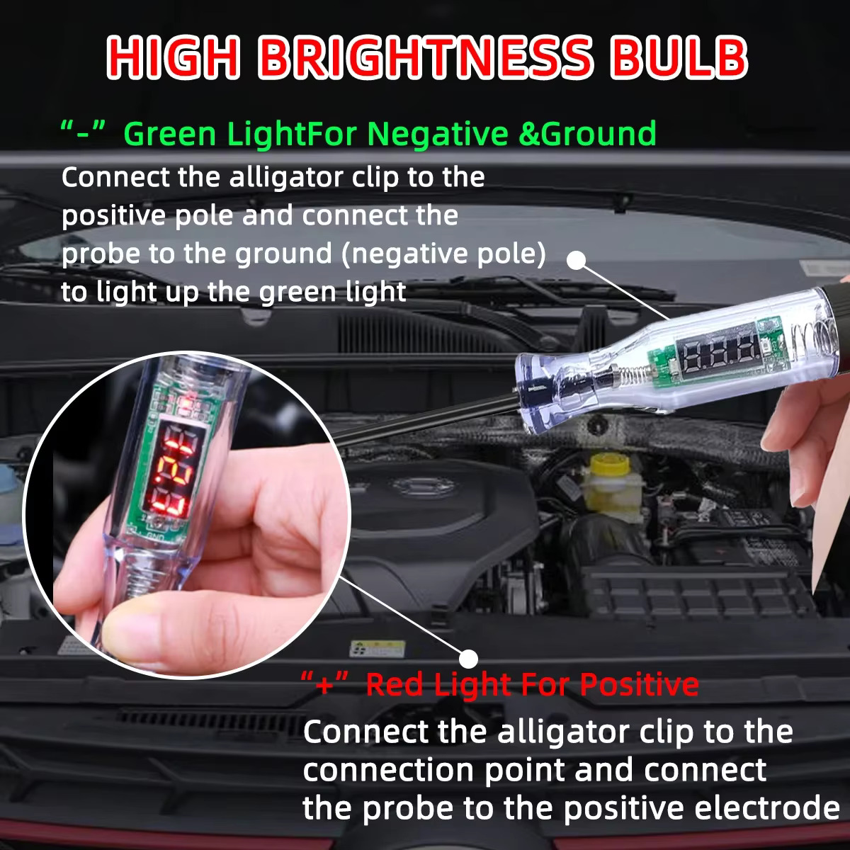 Pena Tester Mobil 5V-120V, Ala - Car Diagnostic Tool ulasan dan harga